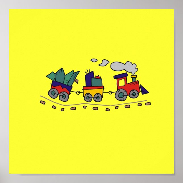 Choo Choo Train Poster bis 15x15 (Vorne)