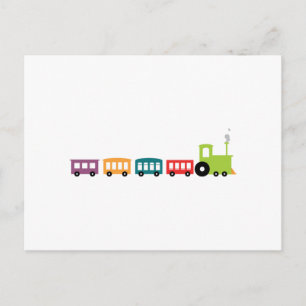 Choo Choo Train Postkarte