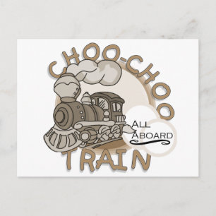 Choo-Choo-Train-Tshirts und GIfts Postkarte