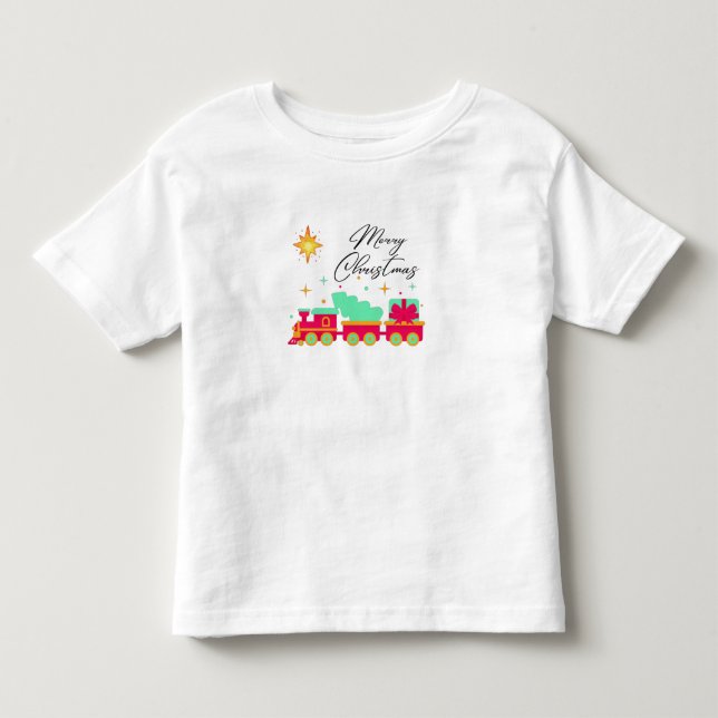 Choo Choo Train Weihnachtsfest T - Shirt (Vorderseite)