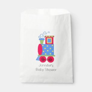 Choo Choo Zug-Babyparty-Bevorzugungs-Tasche Geschenktütchen