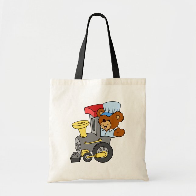 Choo Choo Zug-Teddybär Tragetasche (Vorne)