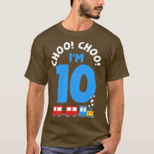 Choo Choo Zug zum 10. Geburtstag T-Shirt