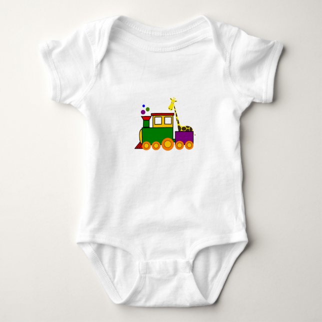 Choo-Train Baby Jersey Bodysuit Baby Strampler (Vorderseite)