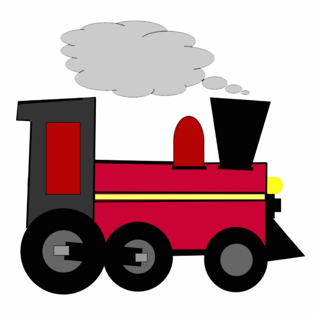 Choo-Züge Freistehende Fotoskulptur (Vorne)