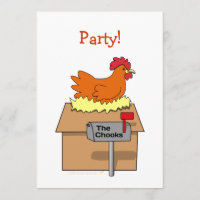 Chook House Funny Chicken auf House Cartoon
