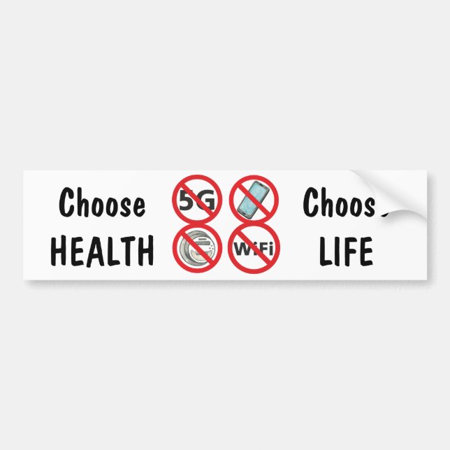 Choose Health Autoaufkleber (Vorne)