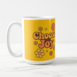 Choose Joy Minimalist Art - Positive Mindset Print Kaffeetasse