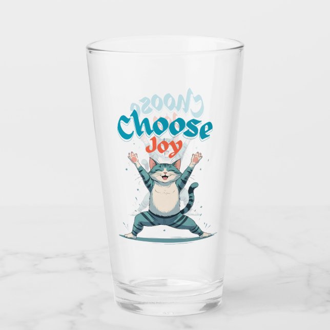 Choose Joy-Tiger Drinking Glass Glas (Vorderseite)