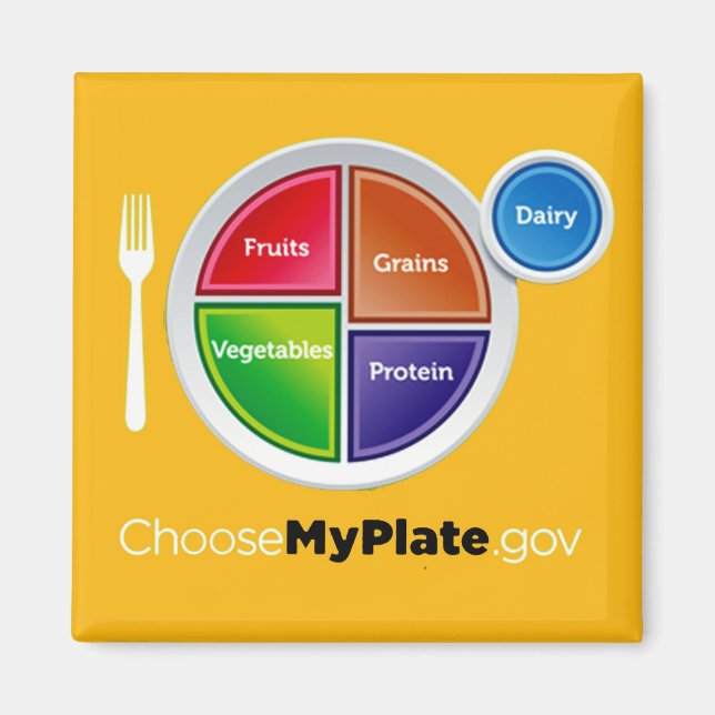 Choose My Plate Magnet (Vorne)