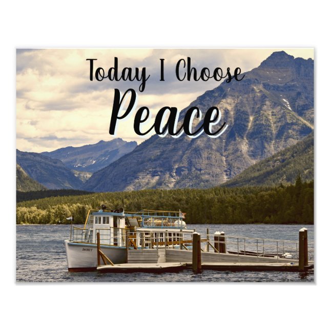 Choose Peace Photo Enlargement Fotodruck (Vorne)