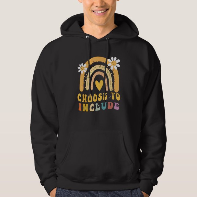 Choose to Include Autism Teacher Special Education Hoodie (Vorderseite)