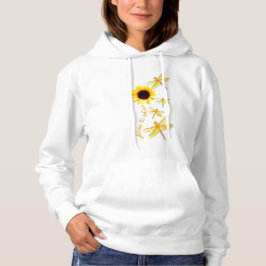 "Choose To Shine" Sonnenblume & Libelle Women's Hoodie