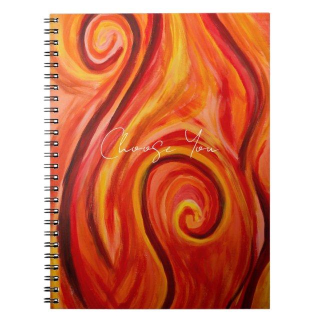 Choose You Notebook- Original Art by Virginia Rose Notizblock (Vorderseite)