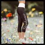 CHOOSE YOUR COLOR CUSTOM yoga capri leggings<br><div class="desc">WÄHLEN SIE IHRE FARBE maßgeschneiderte Yoga Capri Leggings! Mit dem Namen in einem weißen Skript bis zu einem Bein! Das Beispiel ist dunkelbraun mit weißem Bund, aber Sie können leicht an die Farbe Ihrer Wahl anpassen. Auch leicht zu ändern oder zu löschen Beispieltext. "Erstellen Sie sich selbst". Alle Rechte vorbehalten...</div>