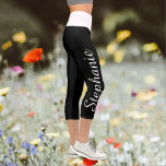 CHOOSE YOUR COLOR CUSTOM yoga capri leggings<br><div class="desc">WÄHLEN SIE IHRE FARBE maßgeschneiderte Yoga Capri Leggings! Mit dem Namen in einem weißen Skript bis zu einem Bein! Das Beispiel ist schwarz mit weißem Bund, aber Sie können leicht an die Farbe Ihrer Wahl anpassen. Auch leicht zu ändern oder zu löschen Beispieltext. Alle Rechte vorbehalten © 2020 Alan &...</div>