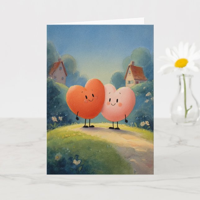 Choosing You Always Valentine Card Karte (Kleine Pflanze)