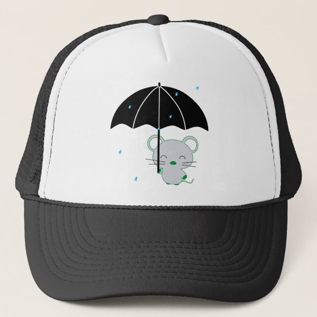 Chootan und Regenschirm Truckerkappe (Vorderseite)