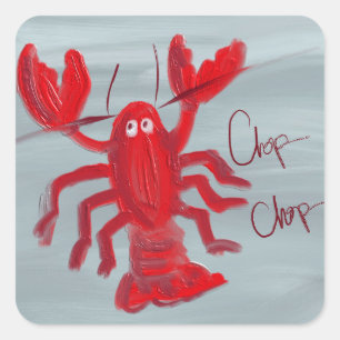 Chop Chop Hummer Öl gemaltes Sticker