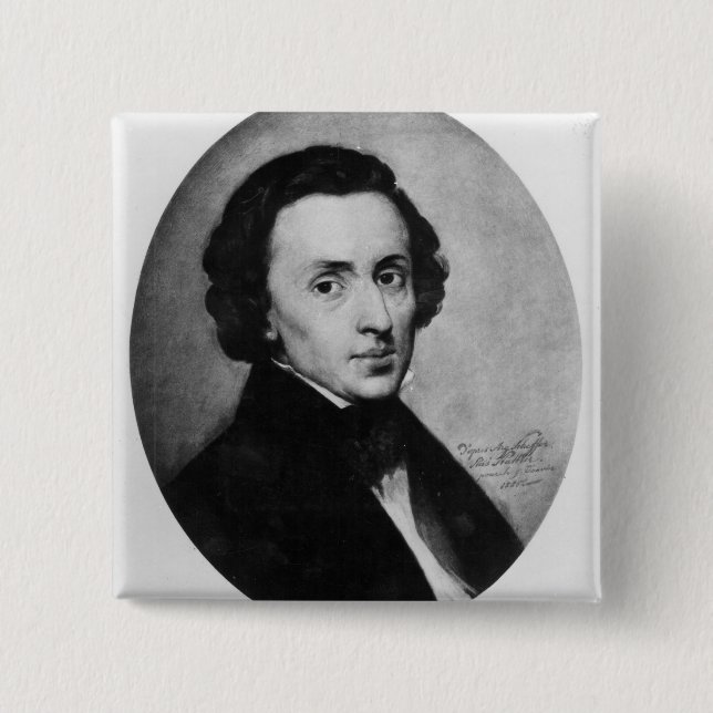 Chopin, 1858 button (Vorderseite)