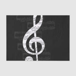 Chopin Nocturne Treble Clef. 9, Nr. 1 Seidenpapier