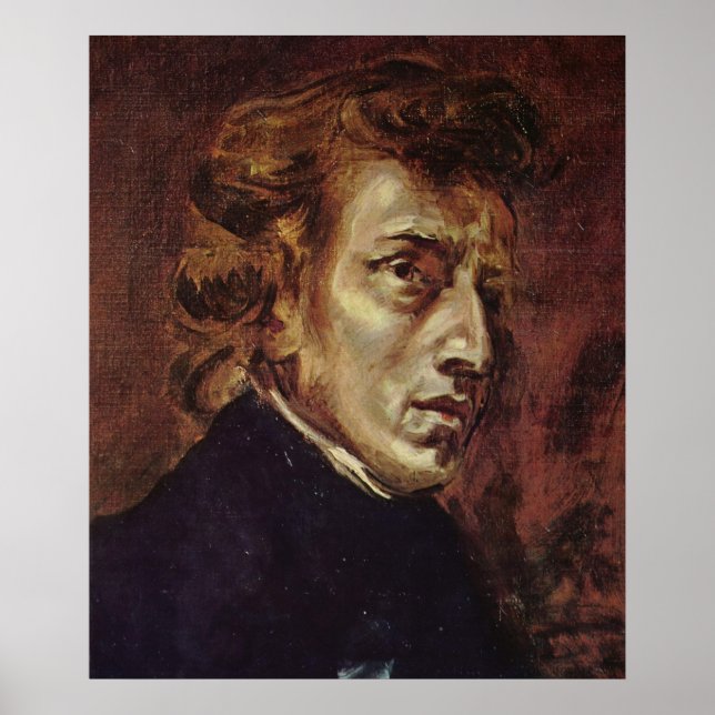 Chopin Portrait Poster (Vorne)
