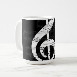 Chopin Romantic Nocturne Treble Clef. 9, Nr. 1  Kaffeetasse