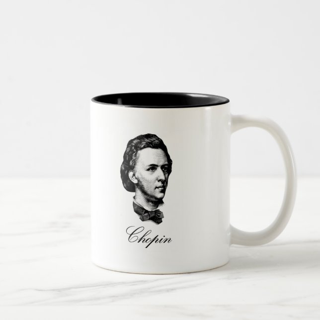 Chopin Zweifarbige Tasse (Rechts)