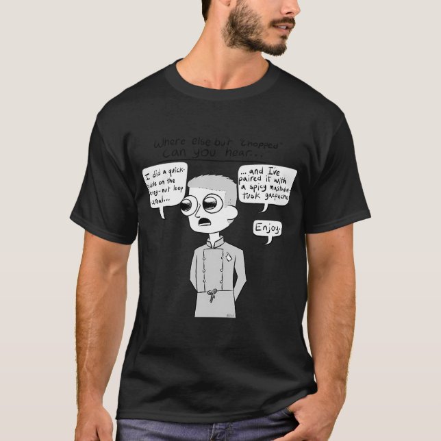 Chopped Parodie T-Shirt (Vorderseite)