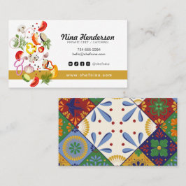 Chopped Veggies Koch Catering Restaurant Visitenkarte