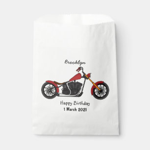 Chopper-Art Motorrad-Abbildung Geschenktütchen