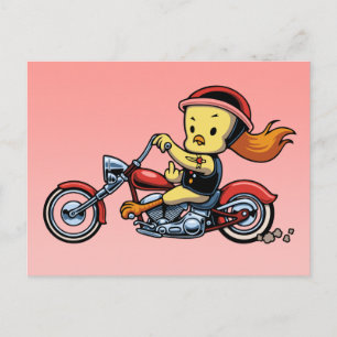 Chopper Chick-notx Postkarte