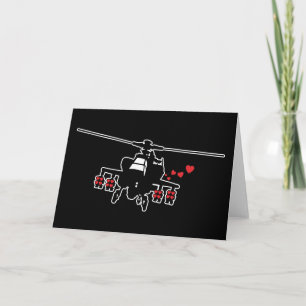 Chopper der Liebe-Maschine Feiertagskarte