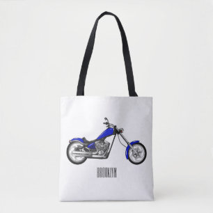 Chopper Motorrad Cartoon Abbildung