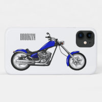 Chopper Motorrad Cartoon Abbildung