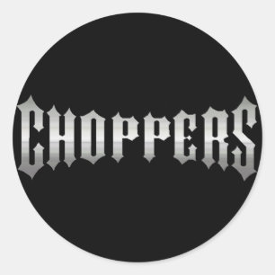CHOPPER RUNDER AUFKLEBER
