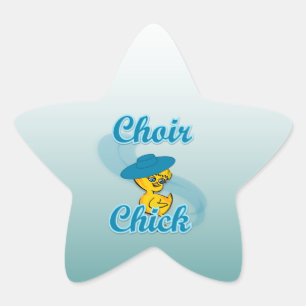 Chor Chick #3 Stern-Aufkleber