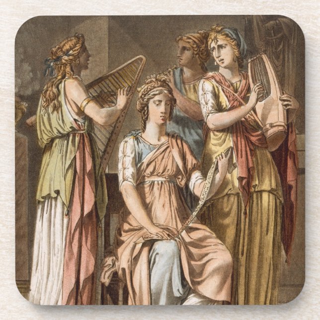 Chor der israelitischen Frauen, Kostüme für Untersetzer (Vorderseite)