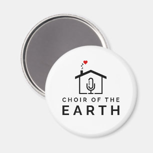 Chor des Earth-Logos - Kühlschrank Magnet