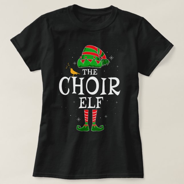 Chor Elf Group Matching Family Christmas Church S T-Shirt (Design vorne)
