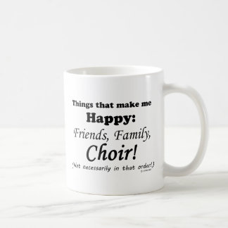 Chor macht mich glücklich kaffeetasse