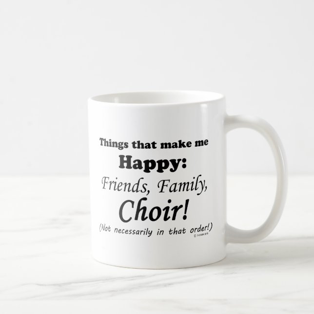 Chor macht mich glücklich kaffeetasse (Rechts)