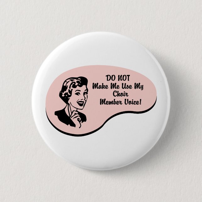 Chor-Mitgliedsstimme Button (Vorderseite)