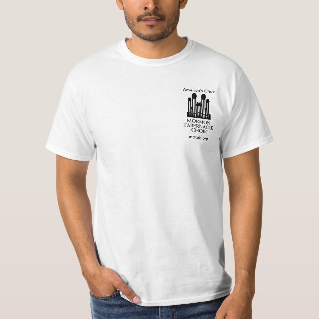 Chor MoTab.org Amerikas T-Shirt (Vorderseite)