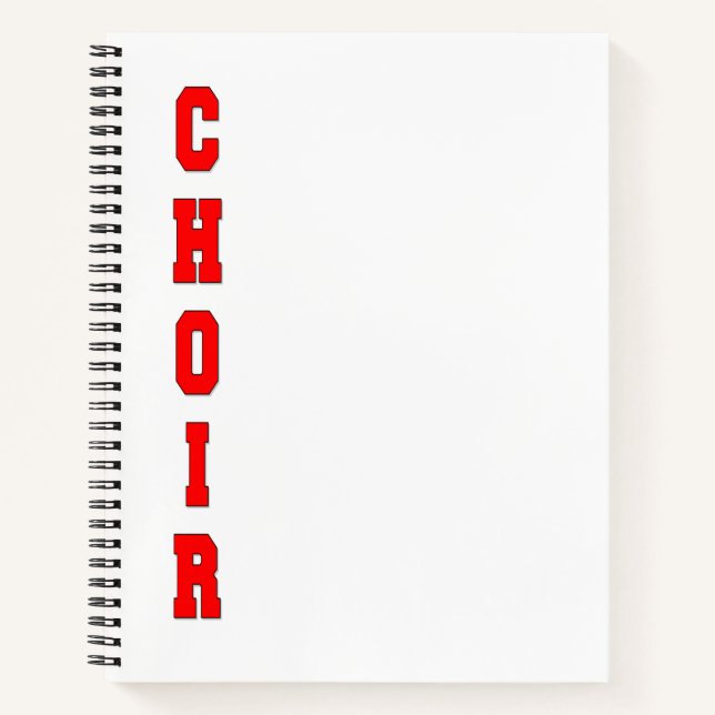 Chor Notizbuch (Vorderseite)