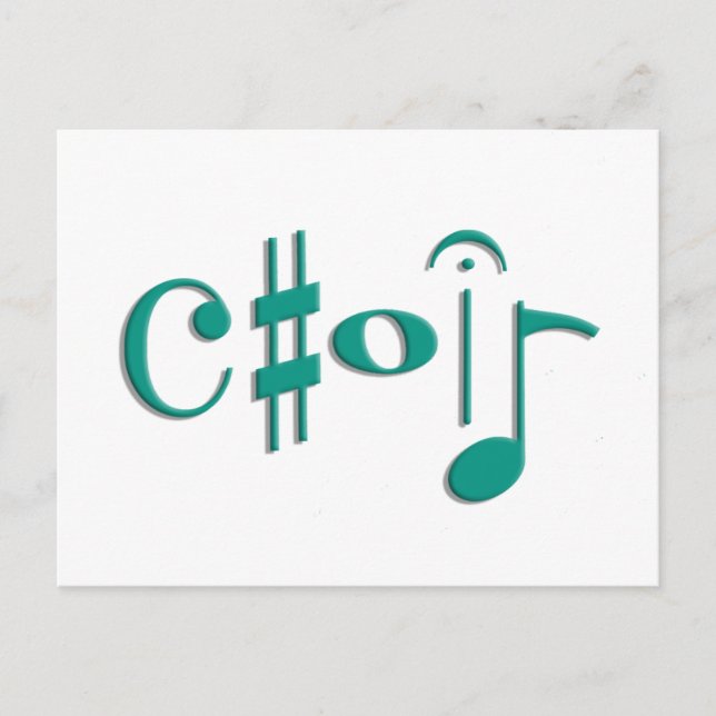 Chor Postkarte (Vorderseite)