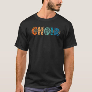 Chor Retro Singer Music Group Lehrer Choir Direc T-Shirt