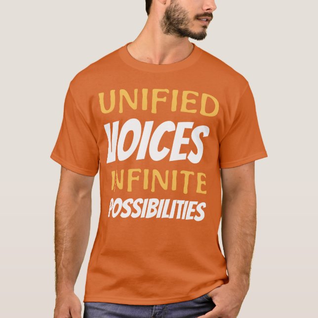 Chor Sänger zeigen Jungen T-Shirt (Vorderseite)