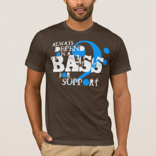 Chor-T - Shirt-Baß für Blau der Unterstützungs10 T-Shirt