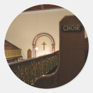 Chorbank Runder Aufkleber